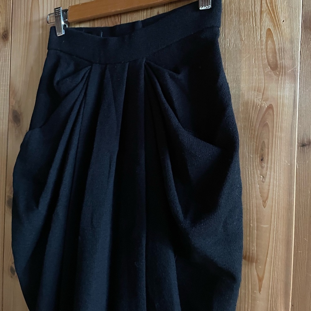 Vintage 80s Wool Donna Karen New York Skirt US 8 NWT Deadstock - Picture 2 of 8